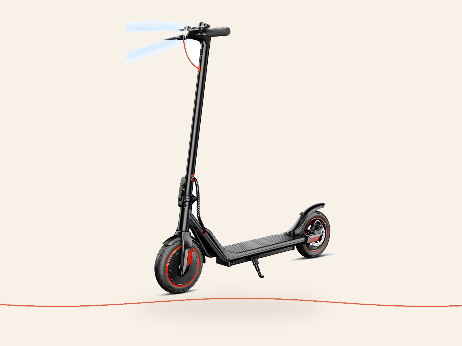 iScooter i9M electric scooter, side view