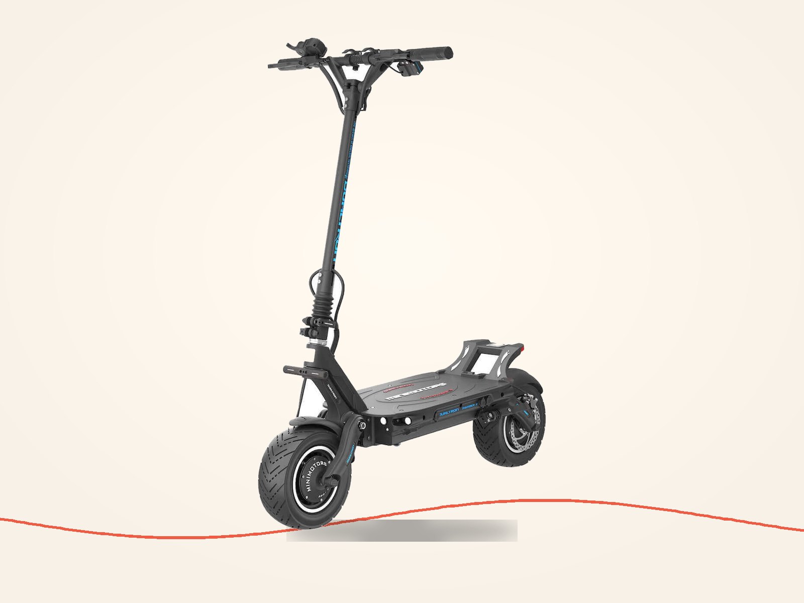 Dualtron Thunder 2 electric scooter, three-quarter view