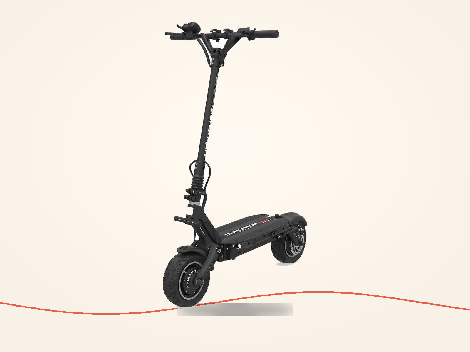 Dualtron Victor electric scooter, three-quarter view