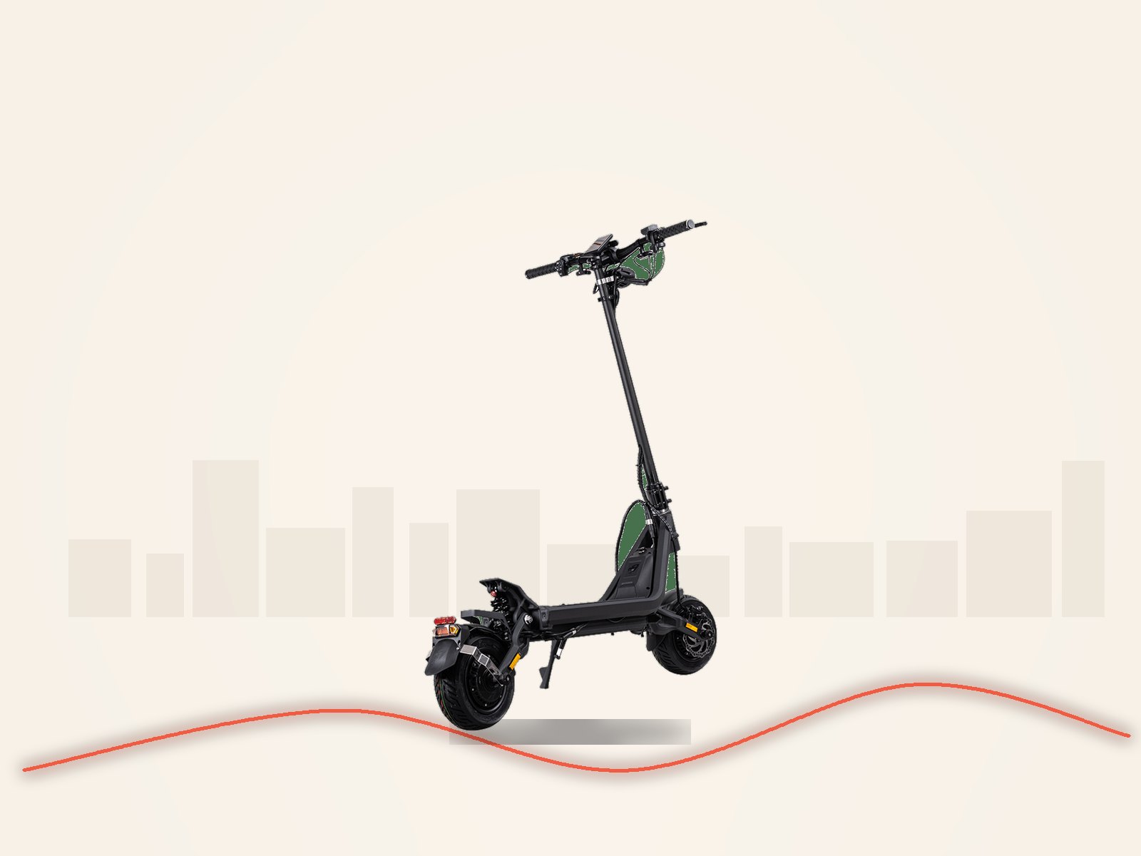 NAMI Klima electric scooter, side profile