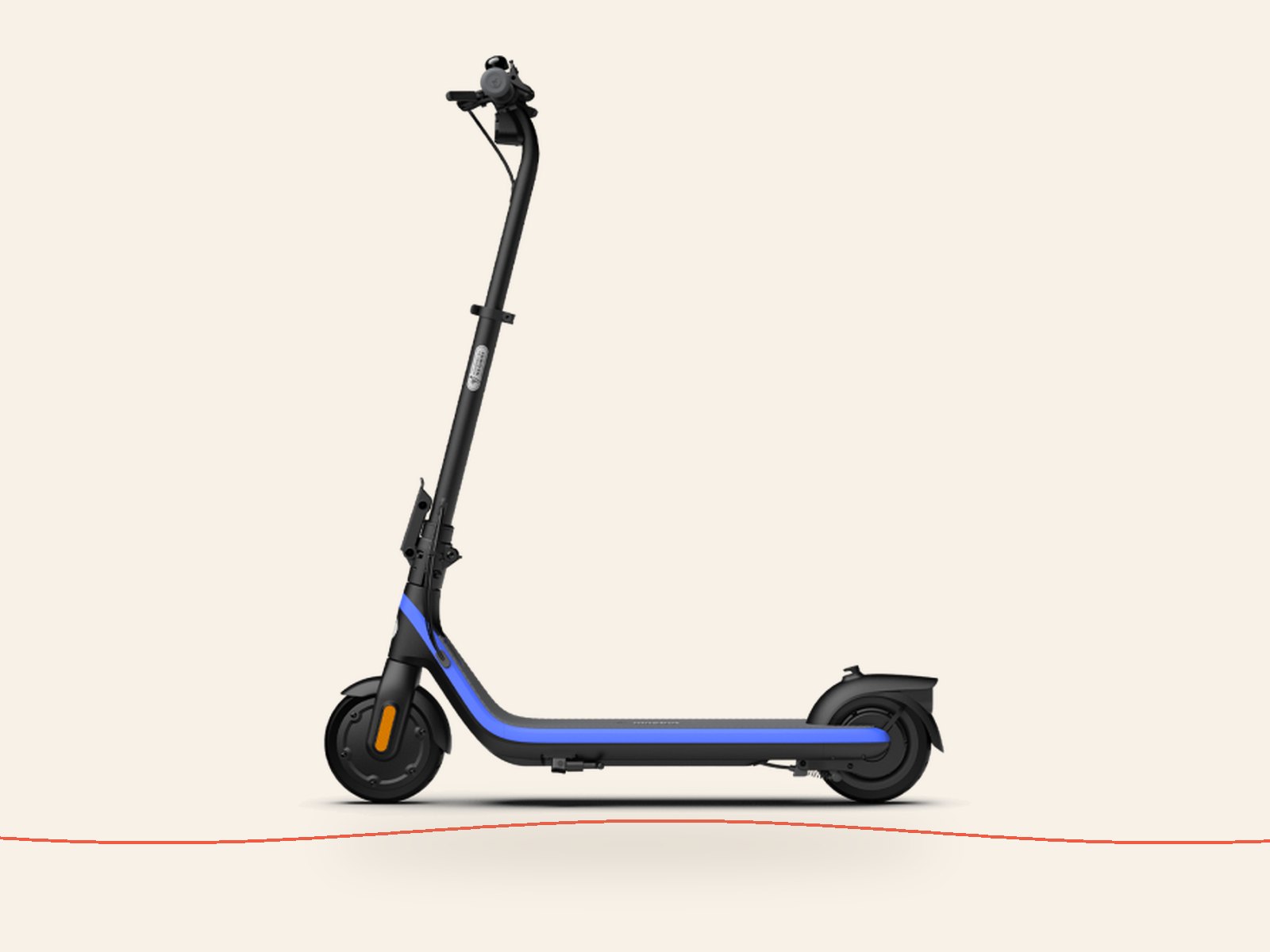 Segway Ninebot C2 Pro kids electric scooter, side view