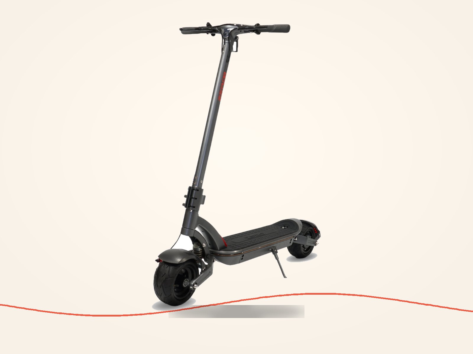 Zero 8 Plus electric scooter, side profile
